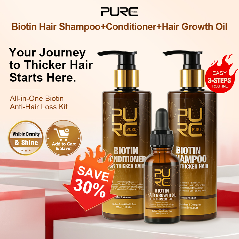 Hair Care Near Me - PURC Biotin Hair Growth Oil Shampoo