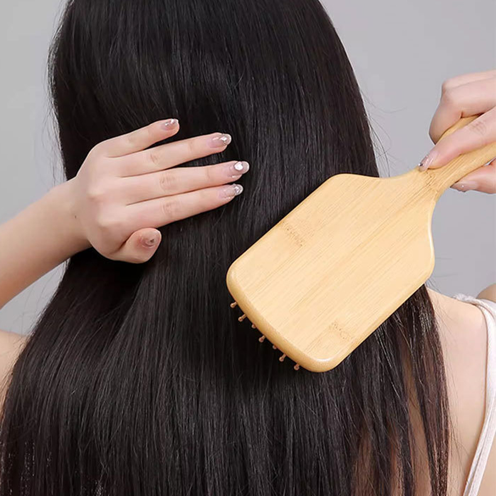 Personalize Custom Wood Air Cu - đánh giá và giá Bamboo Hair Brush