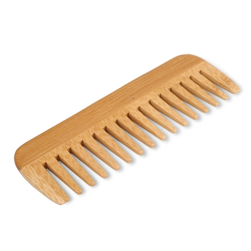 Natural Bamboo Wide Toothed Co - đánh giá và giá Bamboo Hair Brush
