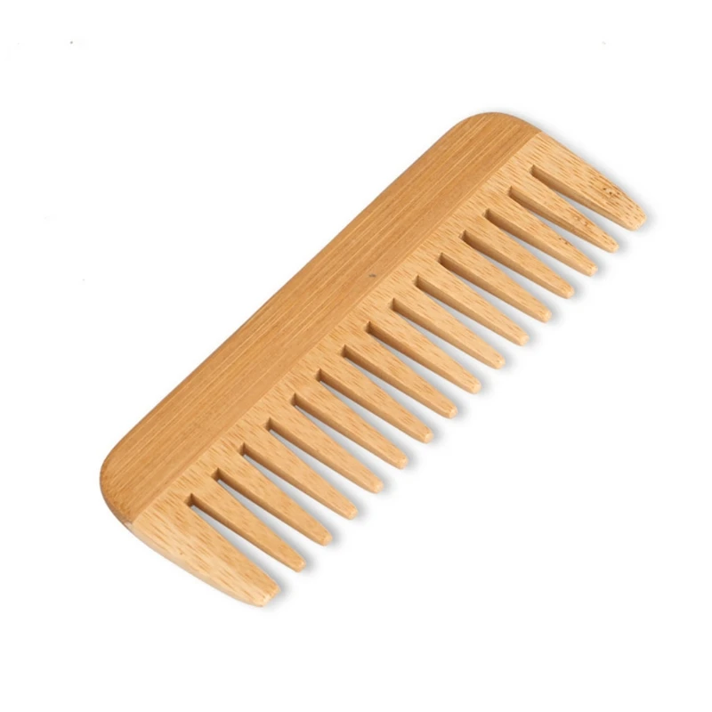 Natural Bamboo Wide Toothed Co - đánh giá và giá Bamboo Hair Brush