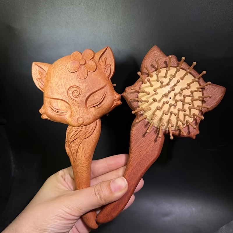 1 piece of flower fox airbag c - đánh giá và giá Bamboo Hair Brush