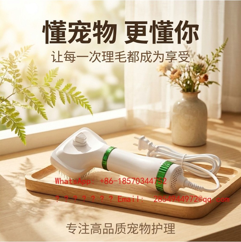 2 IN 1 Pet Hair Dryer & Groomi - đánh giá và giá Bamboo Hair Brush