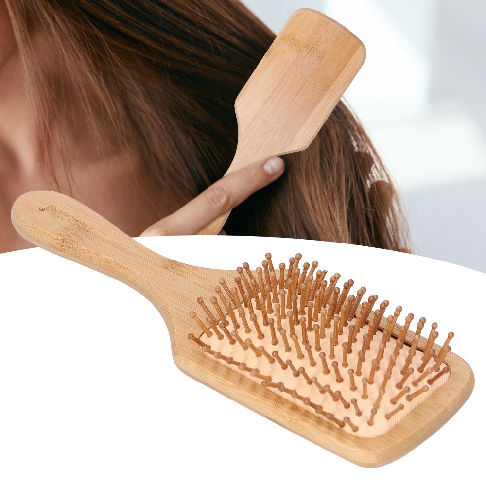 Gentle Bamboo Hairbrush Bamboo - đánh giá và giá Bamboo Hair Brush