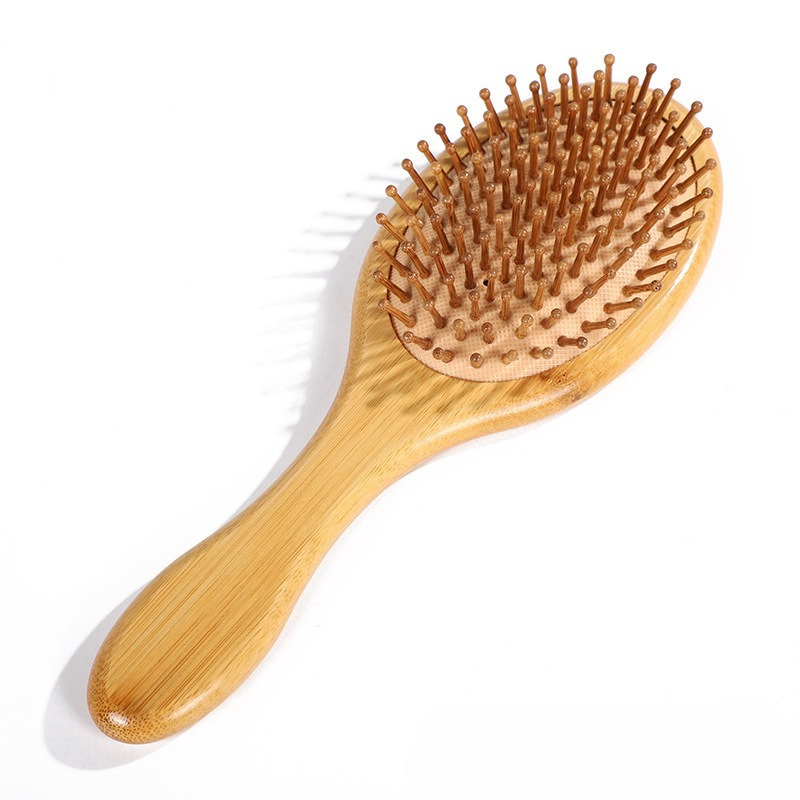 1PC Bamboo Paddle Cushion Hair - đánh giá và giá Bamboo Hair Brush