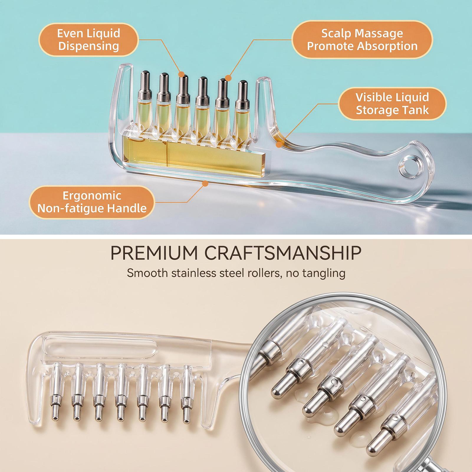 1PC Portable Transparent Hair  - đánh giá và giá Hair Care Hair Serum