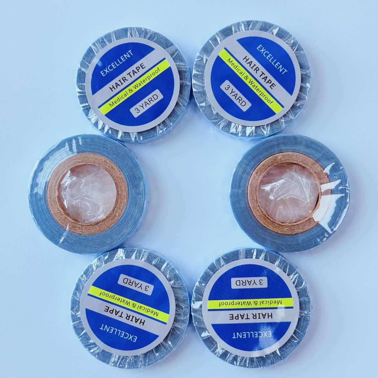 6 Roll Super Hair Blue Tape Ha - đánh giá và giá Hair Extension Tape In