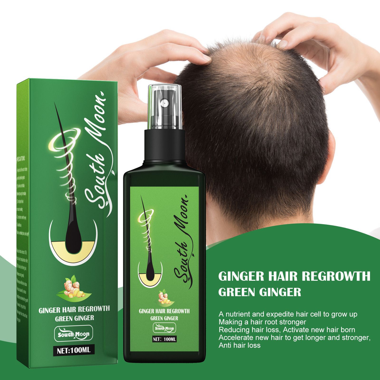 South Moon Ginger Hair Growth  - đánh giá và giá Hair Care Natural Products