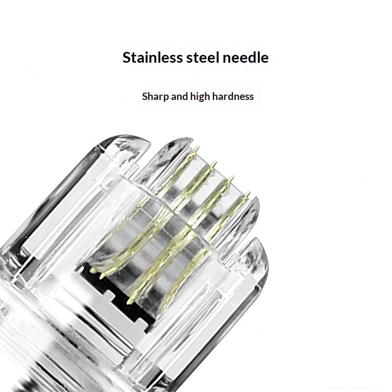 128 Pins Microneedle Derma Rol - đánh giá và giá Hair Care Hair Serum