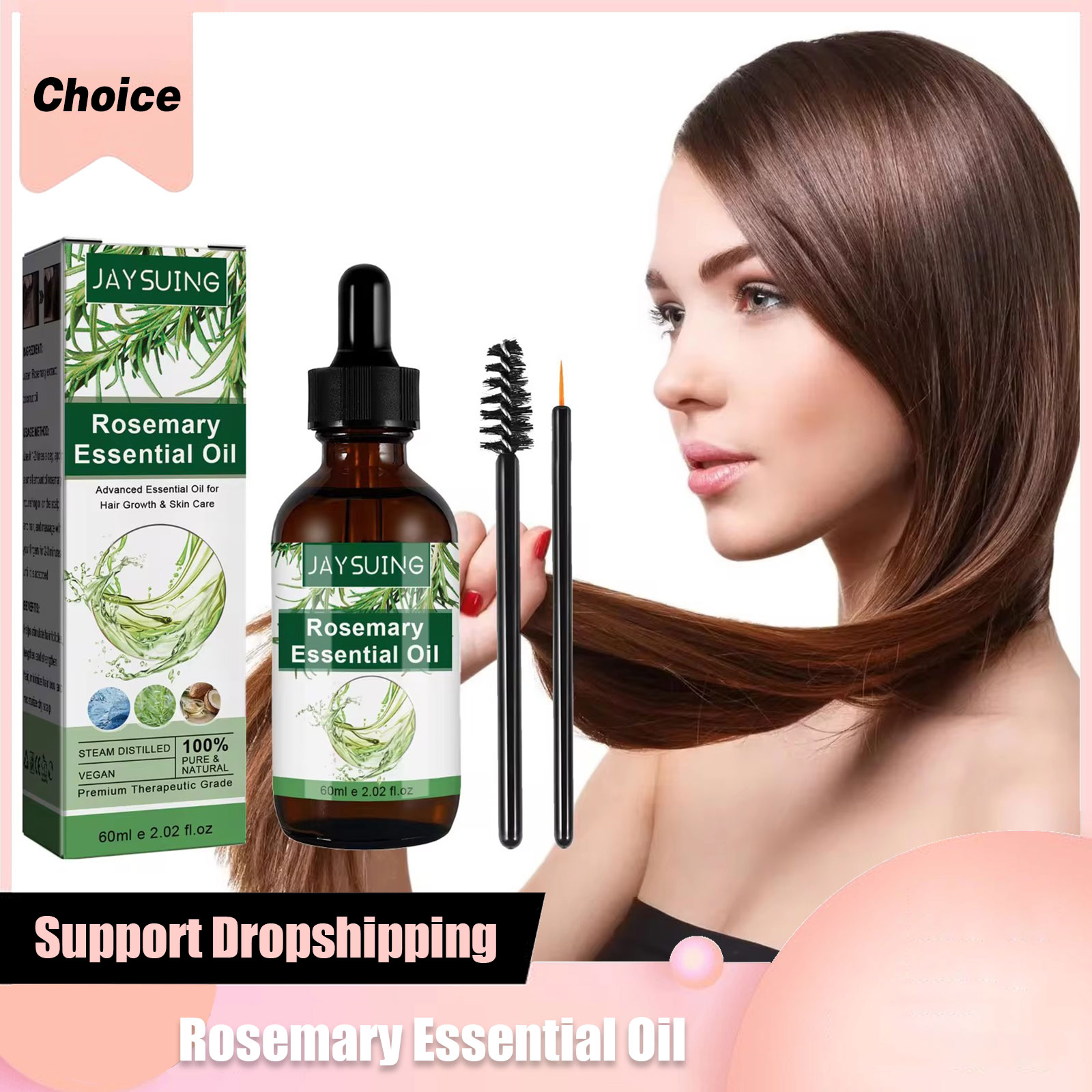 Rosemary Essential Oil For Hai - đánh giá và giá Hair Care Hair Serum