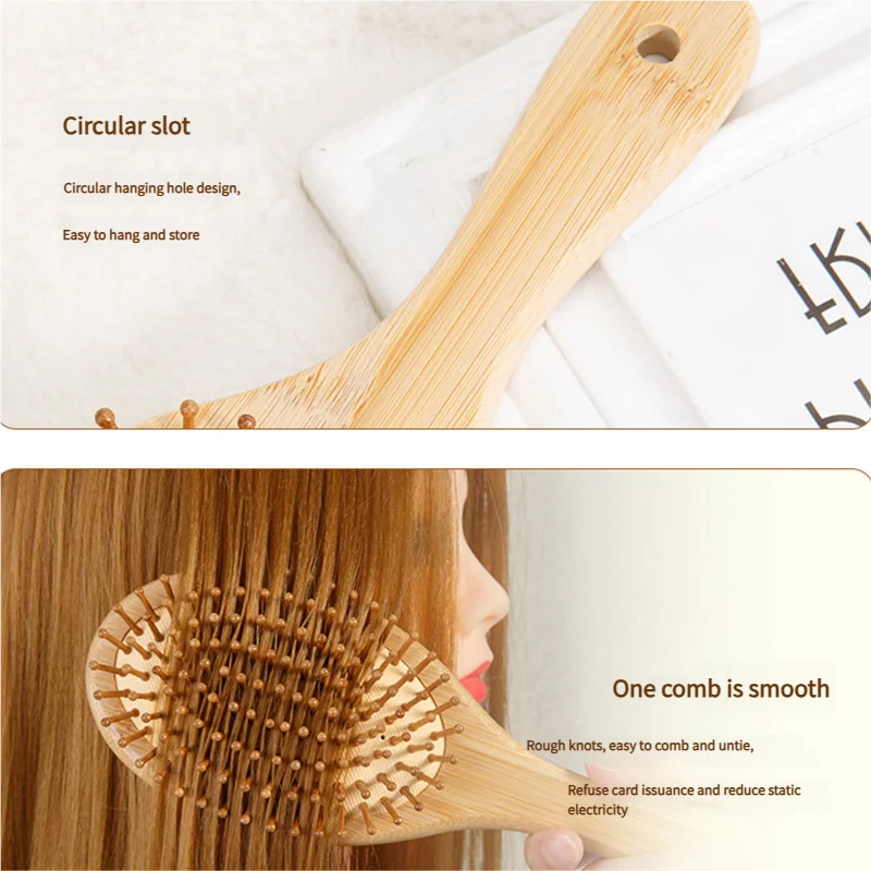 Bamboo Hair Brush Women Stylin - đánh giá và giá Bamboo Hair Brush