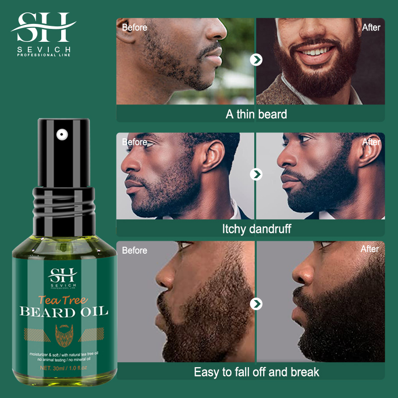 Tea Tree Beard Oil Set For Men - đánh giá và giá Hair Care Natural Products