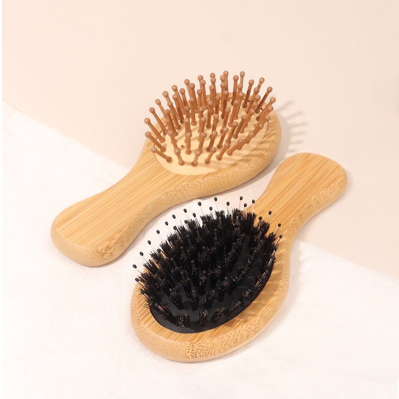 Bamboo Mini Airbag Comb Anti S - đánh giá và giá Bamboo Hair Brush