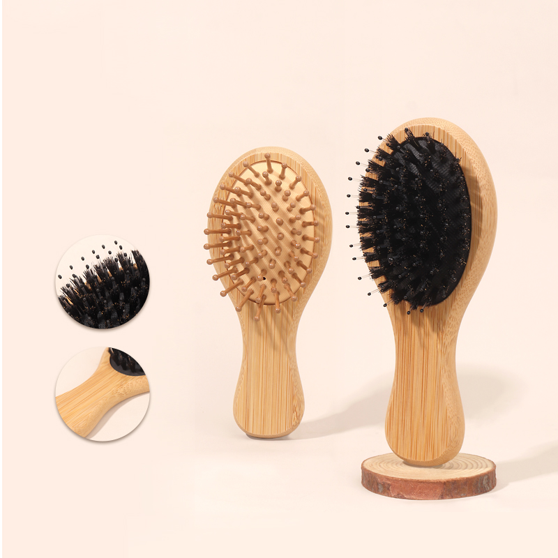 Bamboo Mini Airbag Comb Anti S - đánh giá và giá Bamboo Hair Brush