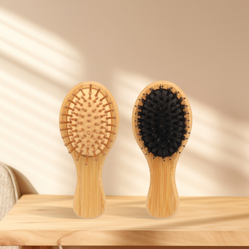Bamboo Mini Airbag Comb Anti S - đánh giá và giá Bamboo Hair Brush