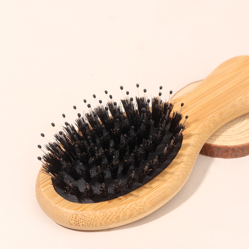 Bamboo Mini Airbag Comb Anti S - đánh giá và giá Bamboo Hair Brush