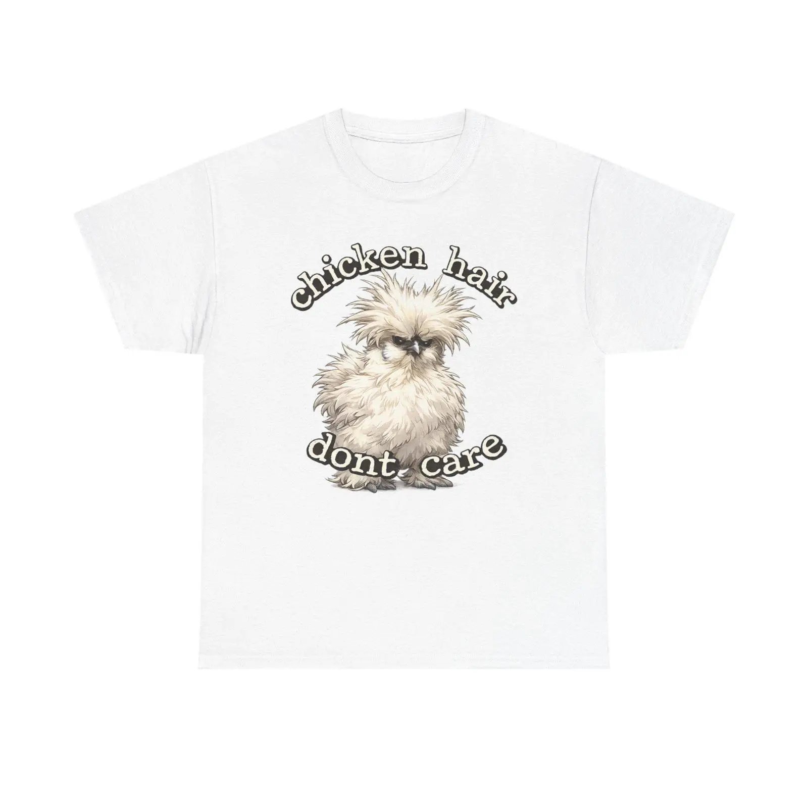 Chicken Hair Dont Care T Shirt - đánh giá và giá Hair Care Illustration