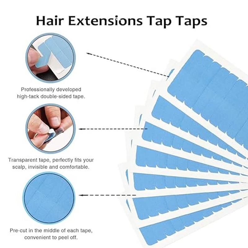 Double Sided Replacement Adhes - đánh giá và giá Hair Extension Tape In