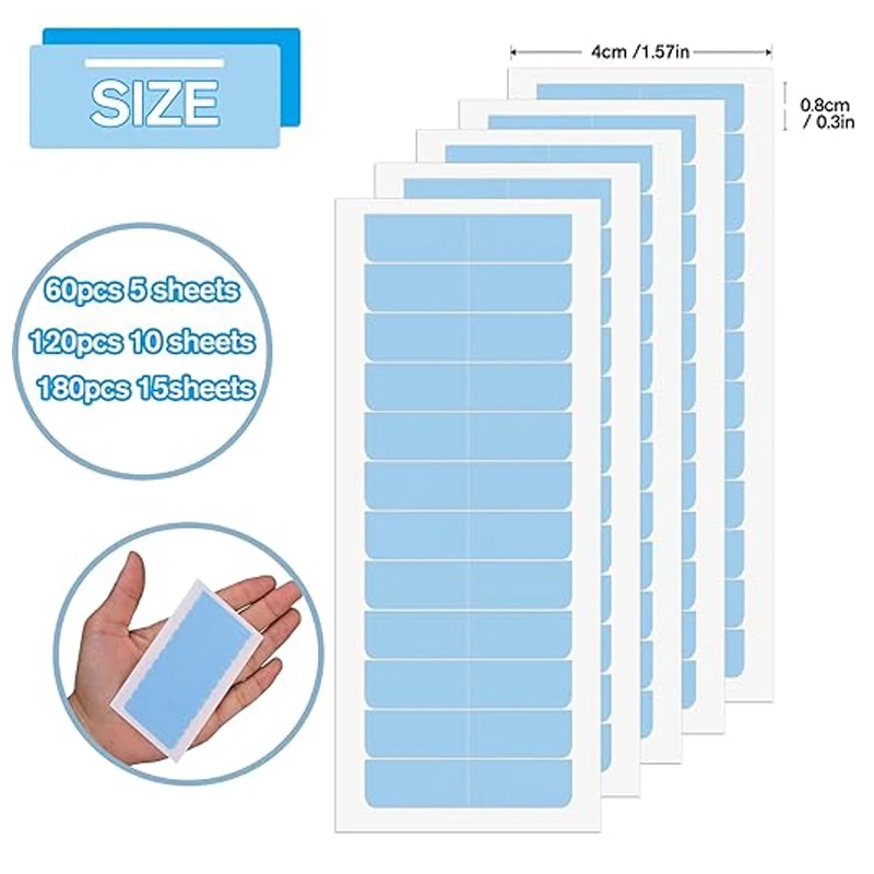 Double Sided Replacement Adhes - đánh giá và giá Hair Extension Tape In