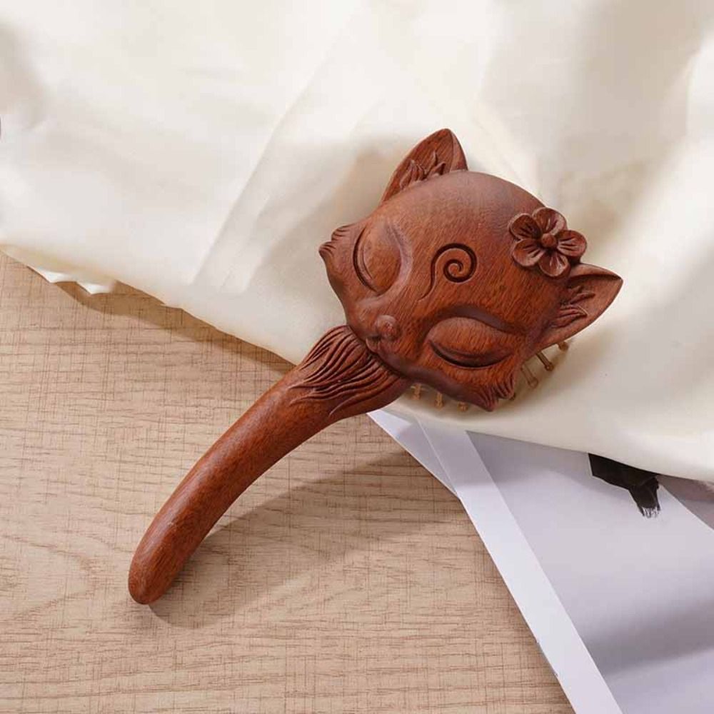 Handheld Animal Shape Air Bag  - đánh giá và giá Bamboo Hair Brush