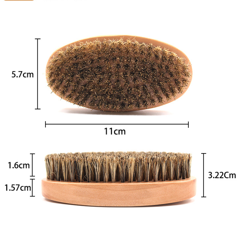 Natural Boar Bristle Beard Bru - đánh giá và giá Bamboo Hair Brush
