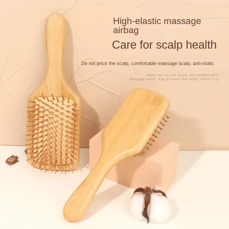 Premium Wooden Bamboo Scalp Ma - đánh giá và giá Bamboo Hair Brush