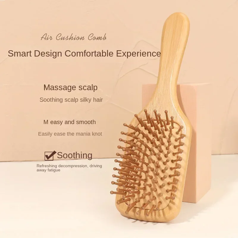 Premium Wooden Bamboo Scalp Ma - đánh giá và giá Bamboo Hair Brush