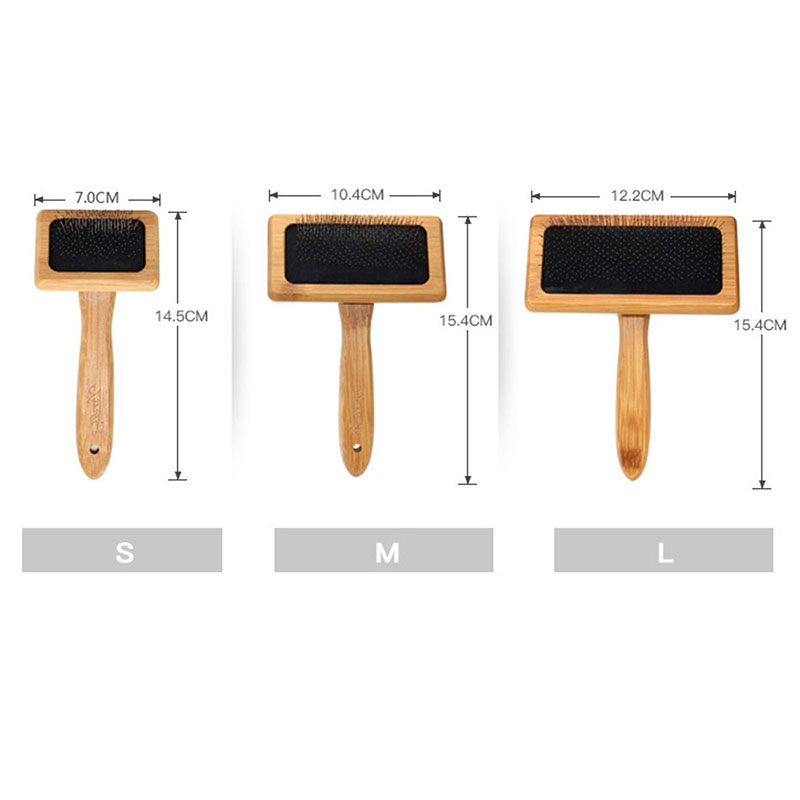 Pet Dog Brush Bamboo Comb Shed - đánh giá và giá Bamboo Hair Brush