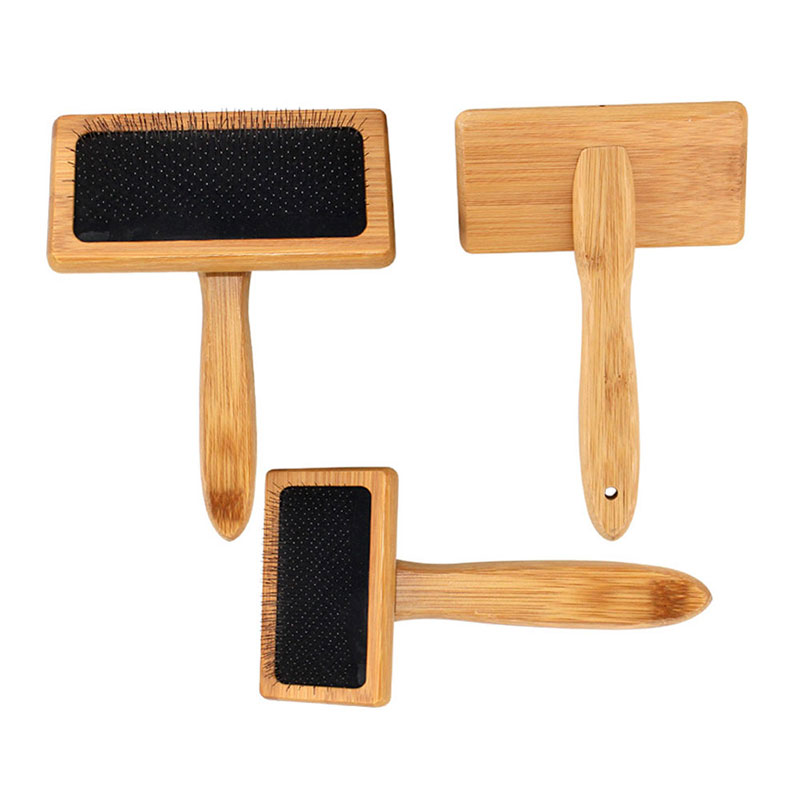 Pet Dog Brush Bamboo Comb Shed - đánh giá và giá Bamboo Hair Brush