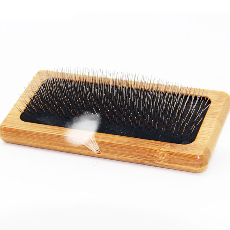 Pet Dog Brush Bamboo Comb Shed - đánh giá và giá Bamboo Hair Brush